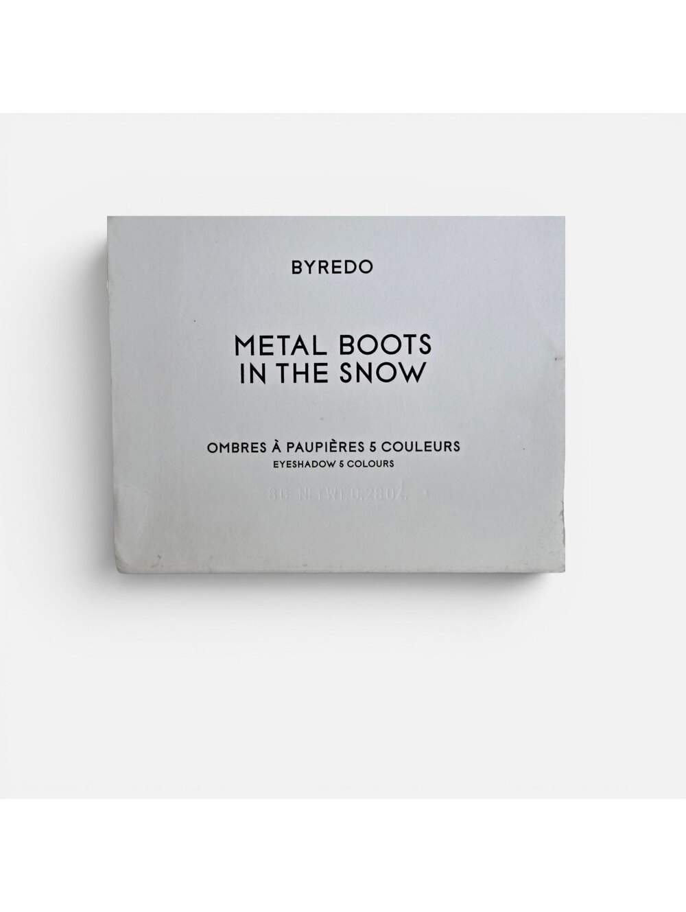 Byredo Limited Edition "Metal Boots in the Snow" Eye Shadow Palette 6g - NIB - Picture 3 of 3